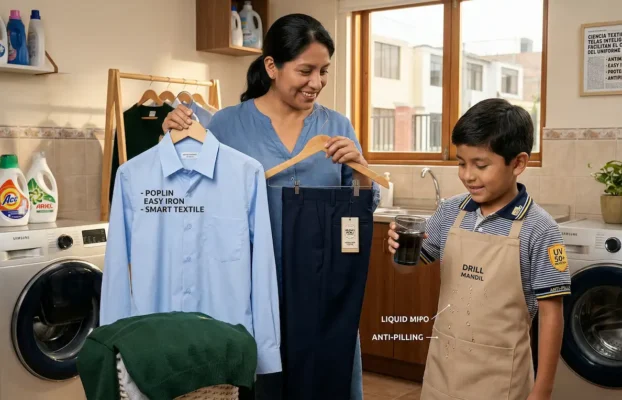 Ciencia textil: ¿Cómo las telas inteligentes facilitan el cuidado del uniforme?